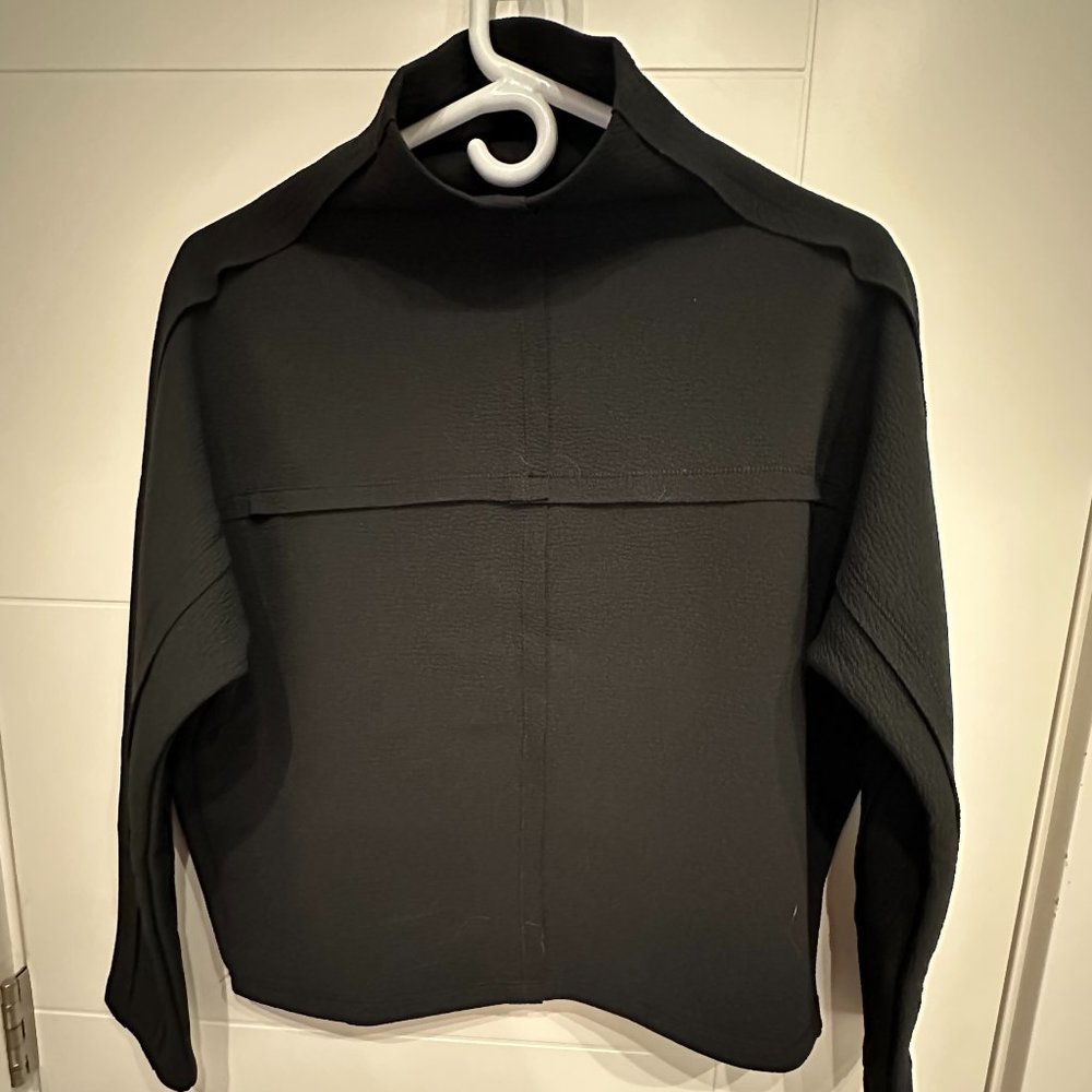 Black Cowl Neck Sweater